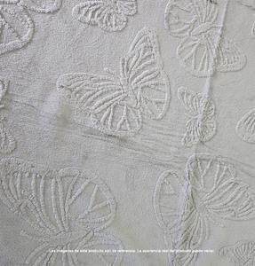Manta Térmica para Cama 150x200cm, Textura de Mariposas, 100% Poliéster Suave, Acolchada, para Cama y Sofá, Gris, Rosa, Verde, Beige - Product Image 4