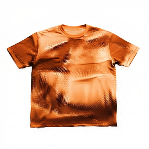 Camiseta de Hombre de Corte Regular, Calidad Superior, Logotipo Personalizado, Estilo Urbano, Estampado Técnico, Camiseta Oversize, Ropa Casual, Manga Corta - Product Image 6