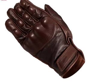 Guantes de moto personalizados para hombres, mujeres, deportes, cuero aplicable de gama baja con diseño de logotipo propio para carreras de motos - Product Image 1