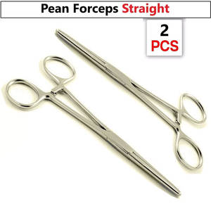 2 PCS 5 \ "Manual Pean Forceps Hemostat DE PESCA DE ACERO INOXIDABLE Abrazaderas de bloqueo con estándar de seguridad-Juego de instrumentos de pesca - Product Image 2