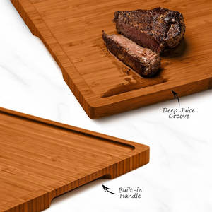 Juego de 3 tablas de cortar de bambú, juegos de herramientas de cocina - Product Image 5