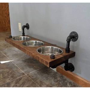 Fabricante de madera, Metal y hierro sólido, tamaño grande, espejo brillante, artículos de jardín pulidos, tazón de comida para perros para proveedor mayorista - Product Image 1