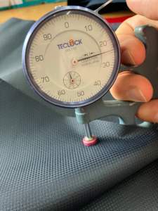 เส้นด้ายด๊อบบี้ไนลอน100% สีกรมท่าเส้นด้ายบิดกันน้ำเคลือบ PU กระเป๋าผ้าออกซ์ฟอร์ดสำหรับอุตสาหกรรมเทคนิคการทอ - Product Image 4