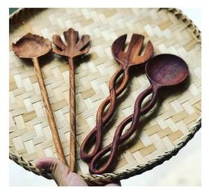 Wooden <b>Spoons</b> <b>Serving</b> <b>Spoons</b> Cooking Utensils and Carved Wooden <b>Spoon</b> for Artisan Food Preparation - Product Image 1