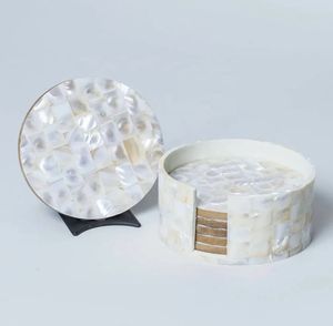 Dessous de verre élégants et créatifs en bois et en résine pour assiettes, boissons à base de thé, ensemble de sous-verres en résine époxy avec logo personnalisé, taille et design - Product Image 6