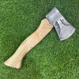 Jexmoo Custom 19,5 "Acero al carbono Tomahawks Mango de palisandro con Funda de cuero Regalo al aire libre Papá Hecho a mano Grado industrial - Product Image 6