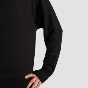 Sweat-shirt à capuche court surdimensionné en maille de soie respirante pour femme, motif brodé 3D, idéal pour le style quotidien d'automne - Product Image 5
