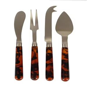 Silver Polished Stainless Steel Handmade Cheese Knifes Loop End Handle Design Cheese Slicer Cheese <b>Knife</b> Tool Set - Product Image 6