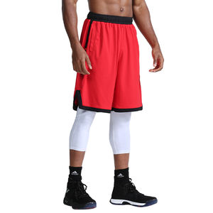 Shorts de sport et de basketball Uabrav personnalisés pour hommes, 100 % coton, séchage rapide, avec logo imprimé par transfert thermique sur le devant - Product Image 6