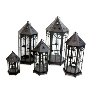 Wholesale Moroccan Handmade Metal Outdoor Home Decorative Pillar <b>Holder</b> Various Sizes <b>Candle</b> <b>Holders</b> <b>Lanterns</b> & <b>Candle</b> Jars - Product Image 4