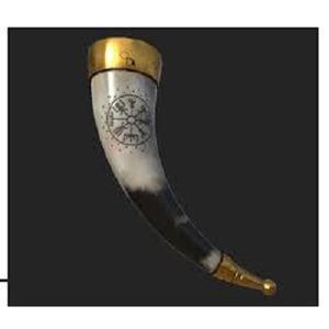 แตรสำหรับดื่มไวกิ้งธรรมชาติพร้อมงานแกะสลักสำหรับเบียร์ไวน์น้ำวัวและควายขัดมันสำหรับงานแต่งงานที่บ้าน - Product Image 3