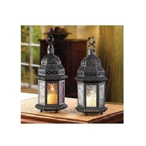 Indian Handcrafted <b>Lantern</b> <b>for</b> Ramadan Festival Decoration Decorative Metal Hanging <b>Lantern</b> <b>Candle</b> Light Lamp - Product Image 2