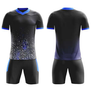 Uniformes de Fútbol Personalizados con Logotipo Termotransferible |   Conjunto de Camiseta y Pantalones Cortos de Fútbol de Secado Rápido |   Ropa Deportiva de Entrenamiento al por Mayor - Product Image 1