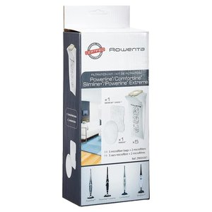 Sacs filtrants en papier réutilisables pour aspirateur Rowenta ZR005001, 5 pièces, pour usage extérieur, accessoires pour aspirateur - Product Image 2