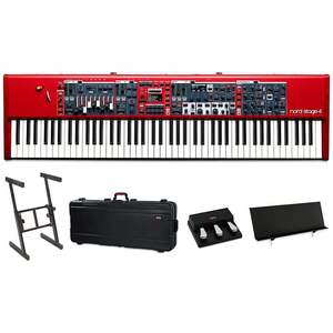 Offre promotionnelle : Clavier Nord Stage 4 88 touches lestées + étui et support rouge/noir - Instruments de musique clavier/piano - Product Image 4