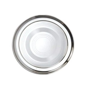 ถาดสแตนเลสทรงกลมพิมพ์โลโก้ได้ ถาดอาหารอเนกประสงค์ ใช้กับเครื่องล้างจานได้ เหมาะสำหรับงานเลี้ยง - Product Image 6