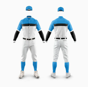 Bordado juvenil cosido cuello en V ángeles sublimación al por mayor en blanco para hombre personalizado malla liso béisbol Jersey uniforme camisas - Product Image 1
