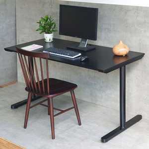 ชุดโต๊ะและเก้าอี้ไม้ยางพาราขนาด 140x70 ซม. รุ่นโมเดิร์น ขาเหล็ก (CB68194) - Product Image 2