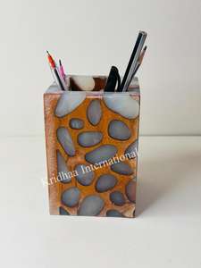 Porte-stylo en bois de haute qualité Excellent design pour les étudiants Meilleure vente de cadeau décoratif de table en bois en gros au meilleur prix - Product Image 5