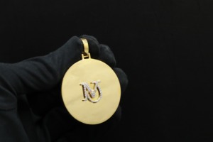 Pendentif en acier inoxydable personnalisé, directement de l'usine, hip-hop, serti de diamants CZ glacés - Product Image 6