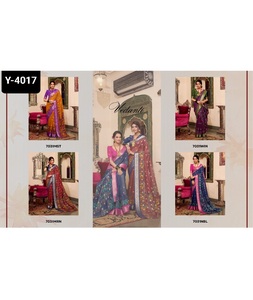 Trendy Women <b>Wedding</b> and Festival Function Wear Saree Collections for Women Low Price Kalamkari Print Poly Cotton Saree Blouse - Product Image 1