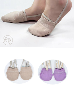 Zapatos de baile de Ballet para niños, zapatos de Ballet sin cordones de lona de algodón elástico para niñas con zapatos planos de cuero para mujer - Product Image 6