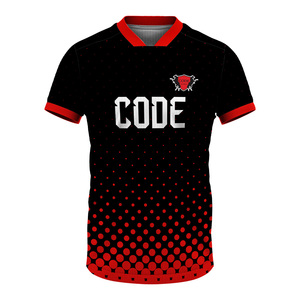 Maillot de football 100% polyester à séchage rapide personnalisé de haute qualité, coupe automatisée à l'avant imprimée courte pour les équipes OEM, vêtements de football - Product Image 2