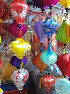 Linterna de seda de alta calidad con luces Linternas del Festival del medio otoño - Product Image 5