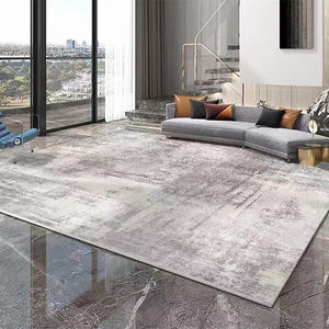 Tapis en peluche imprimé design effet cristal, moderne, antidérapant, de mur à mur, avec motif abstrait rectangulaire pour couloir, pour la décoration intérieure - Product Image 3