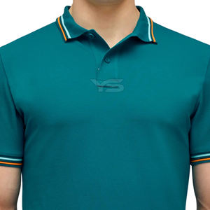 เสื้อถักแขนสั้นสำหรับผู้ชาย, เสื้อยืดคอโปโลลำลองธุรกิจมีหลายสีให้เลือก - Product Image 4