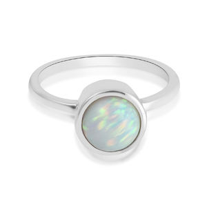 แหวนพลอยคาลซิโดนีเงินสเตอร์ลิงทำด้วยมือ925ที่สวยที่สุดสำหรับงานปาร์ตี้ - Product Image 4