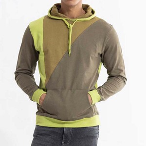 Sudaderas con capucha de algodón 100% de alta calidad para hombre, logotipo personalizado, Color de contraste sólido, teñido liso, precio de fábrica, superventas para invierno - Product Image 4