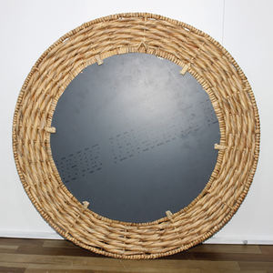 Artex Dong Thap Rustic Eco-Friendly Hand Woven Water Hyacinth Round <b>Wall</b> <b>Hanging</b> <b>Mirror</b> - Product Image 4