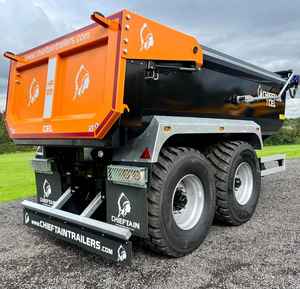 Remorque benne basculante arrière robuste de 25 tonnes pour le transport de matériaux de construction et miniers - Product Image 3