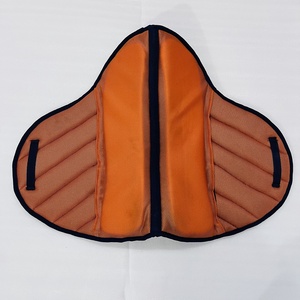 Almohadilla de sillín de malla de alto rendimiento Amortiguación de espuma dual con ajuste de altura de Velcro abierto y forro antideslizante - Product Image 2