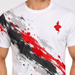 T-shirt classique décontracté pour hommes, à manches courtes, conçu avec un tissu respirant, idéal pour la course à pied, le fitness, le travail et les sorties du week-end - Product Image 5