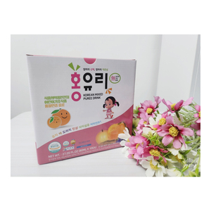 [SANTE365] Purée de fruits pour bébé Premium HongYouli 80ml * 10 paquets de jus de fruits sains contient du yuzu et de la poire - Product Image 4