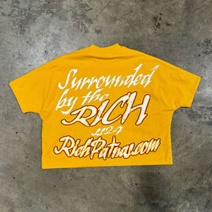 เสื้อยืดโอเวอร์ไซส์ ผ้าถัก โพลีเอสเตอร์/คอตตอน เนื้อหนา คอกลม แขนสั้น ทรงปกติ สีพื้น สำหรับผู้ชาย แต่งขอบตัดกัน - Product Image 6
