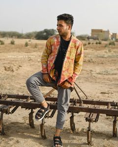 Kantha vestes de noël Vintage Style japonais coton bohème fait à la main manteau qudri unisexe Patchwork mignon mode - Product Image 4