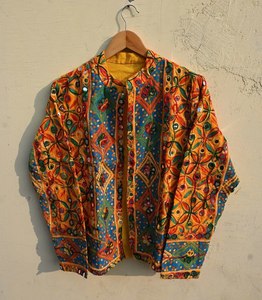Chaqueta India Abrigo de mujer Chaqueta Bohemia tradicional para mujer Chaqueta bordada - Product Image 2