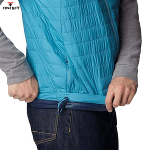 Chaleco Acolchado Reversible Ligero con Servicio OEM Personalizado, Chaleco de Invierno Cálido, Impermeable, de Secado Rápido, Transpirable, con Cuello en V - Product Image 5