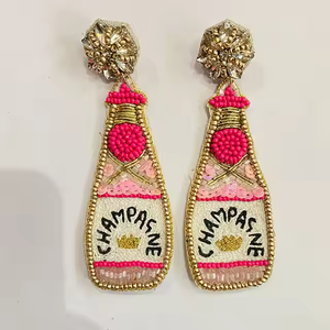 Juego de pendientes de tuerca chapados en oro hechos a mano de MD Handicrafts para fiestas y compromisos regalo de boda africano - Product Image 4