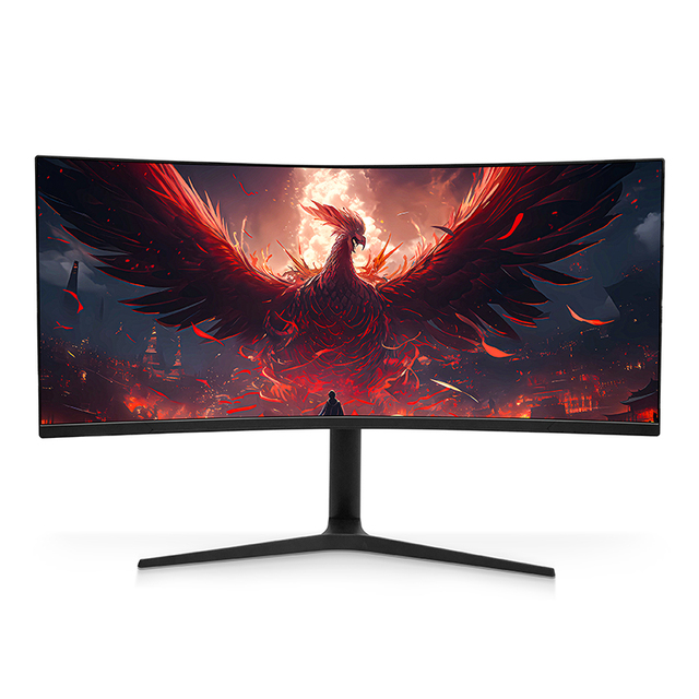 Gaming Monitor 34" 4k  Resolution 165hz/180hz IPS Screen Curved Monitor