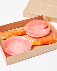 Ensemble de saladiers en résine, ustensiles de salade écologiques au design antique, couverts pour la maison et la cuisine, emballage personnalisé avec logo, meilleure qualité, livraison rapide - Product Image 2