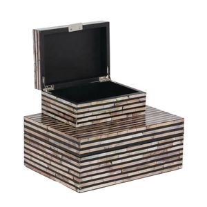 NEW ARRIVAL Stylish Handcrafted Resin Boxes <b>with</b> <b>Lid</b> for Minimalist Home Accessories and Trending Decor premium mdf boxes - Product Image 1