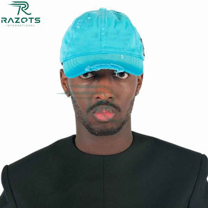 Razorts Baseball Cap 6-Panel Adjustable Breathable Waterproof Polyester Cotton Canvas Unisex Adult Sporty <b>Hat</b> - Product Image 3