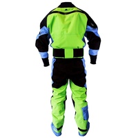 Combinaison étanche en Cordura pour la pêche en kayak, grande taille, protection UPF 50, fermeture éclair avant, col et poignets étanches, pour l'entraînement aquatique