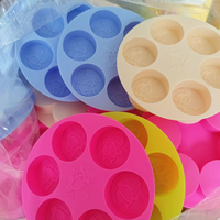 Moule à gommes en silicone de qualité alimentaire de dessin animé circulaire personnalisé moules en silicone pour gâteaux bonbons chocolat fruits glaçons