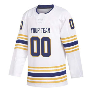 Uniforme de Hockey sobre Hielo de Alta Calidad, Ropa Deportiva de Manga Larga, 100% Poliéster, Ligero, de Secado Rápido, Antibacteriano, Servicio OEM - Product Image 1