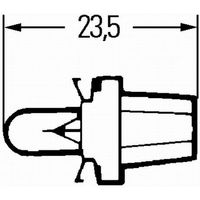 Europarts 12V 1.2W B8.5D Iluminación Interior para Auto Modelo A840800196 Nuevo Hecho en Italia